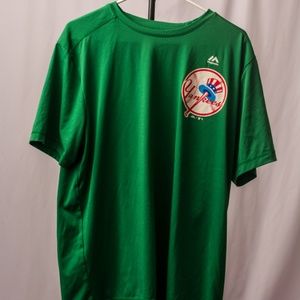 N.Y. Yankees Green cool base Sport Shirt